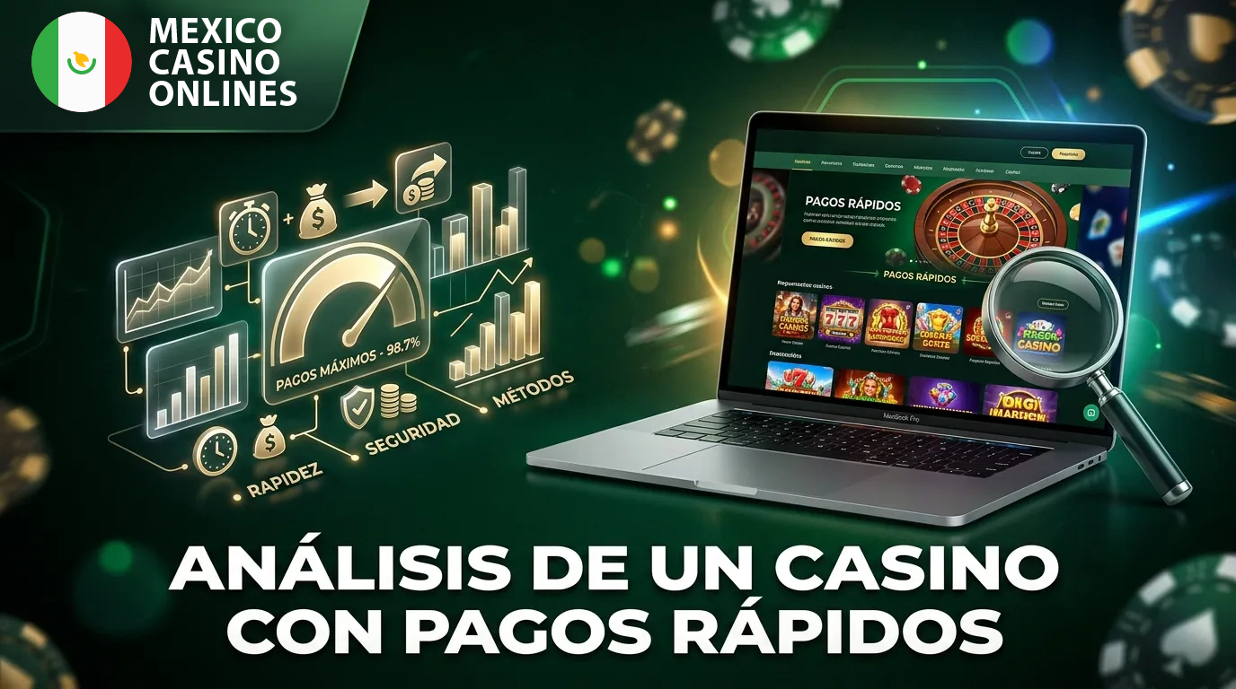 Análisis de los casinos online con pagos rápidos en México