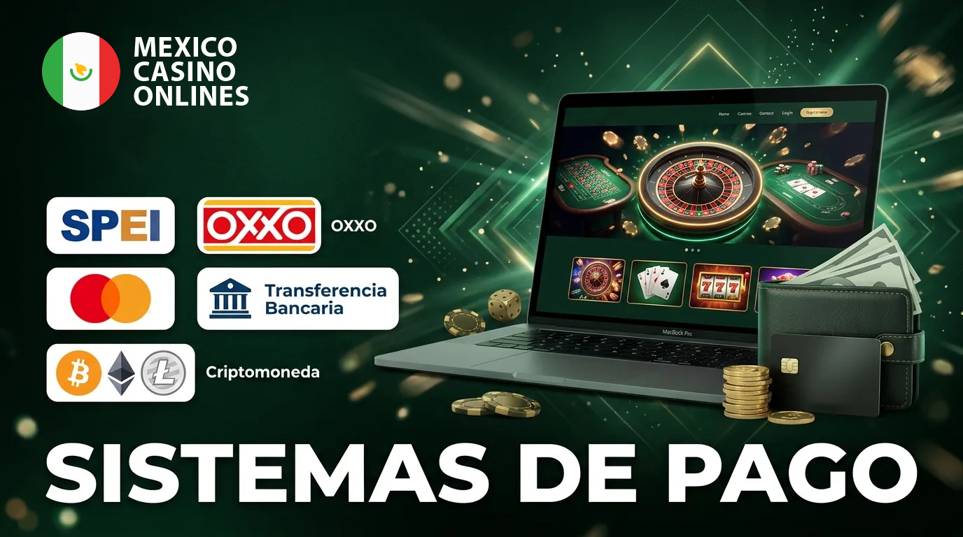 Métodos de pago para los mexicanos en los casinos online